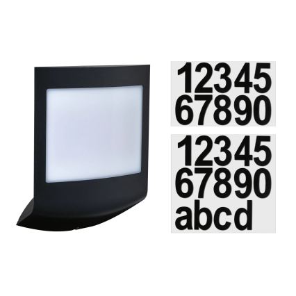 Paulmann 94513 - RGBW LED/8,2W IP44 Dimbaar buitenwandlamp met bewegings- en schemersensor PADEA 230V antraciet