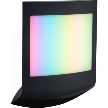 Paulmann 94513 - RGBW LED/8,2W IP44 Dimbaar buitenwandlamp met bewegings- en schemersensor PADEA 230V antraciet