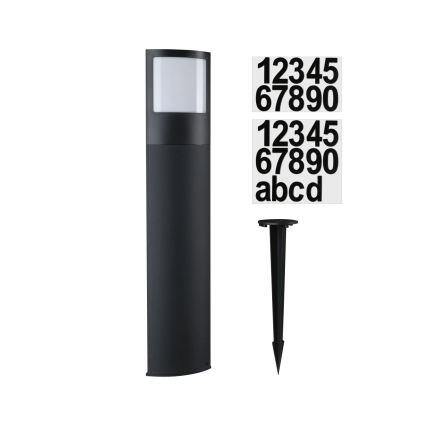 Paulmann 94515 - LED/8,5W IP44 Lampe d'extérieur dimmable avec détecteur de mouvement et détecteur crépusculaire PADEA 230V anthracite