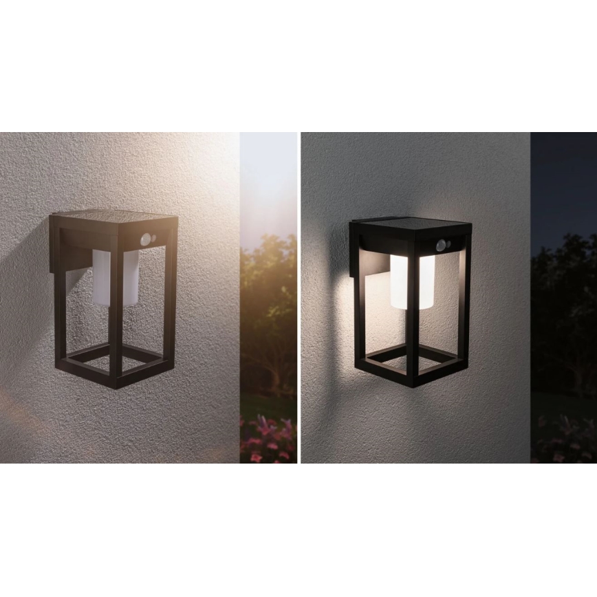 Paulmann 94572 -LED/5,5W IP44 Applique murale solaire avec détecteur MARISOL 3,7V 2000 mAh