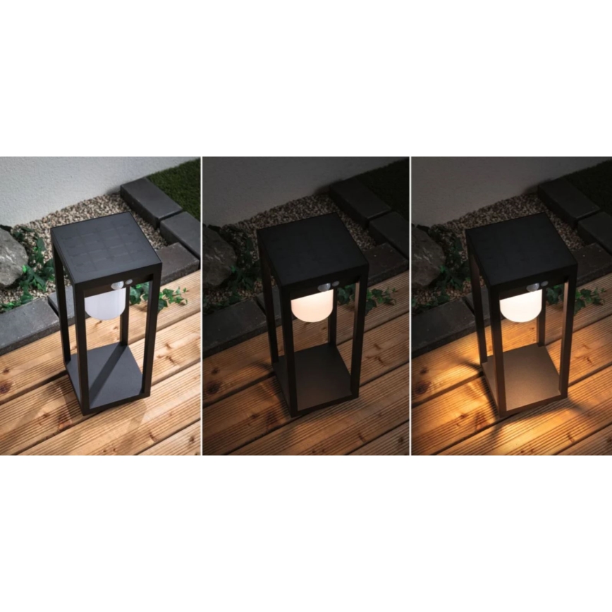 Paulmann 94573 - LED/5,5W IP44 Solar lamp met sensor MARISOL 3,7V 2000 mAh