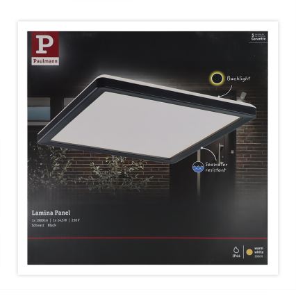 Paulmann 94661 - LED/14,5W IP44 Buitenverlichting LAMINA 230V zwart