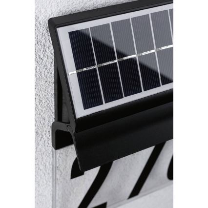 Paulmann 94694 - LED/0,2W IP44 Numéro de maison solaire NEDA 3,7V 1800 mAh