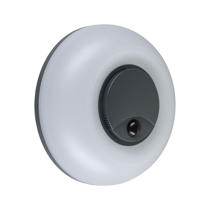 Paulmann 94956 - LED/20,5W IP65 Applique murale d'extérieur dimmable avec détecteur de mouvement et détecteur crépusculaire AUREVA 230V 2200/3000/4000K anthracite