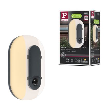 Paulmann 94957 - LED/18,5W IP65 Dimbaar buitenwandarmatuur ELUNOR 230V 2200/3000/4000K antraciet