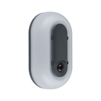 Paulmann 94958 - LED/18,5W IP65 Dimbare buitenwandlamp met bewegings- en schemersensor ELUNOR 230V 2200/3000/4000K antraciet