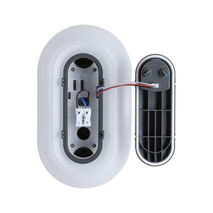 Paulmann 94958 - LED/18,5W IP65 Dimbare buitenwandlamp met bewegings- en schemersensor ELUNOR 230V 2200/3000/4000K antraciet