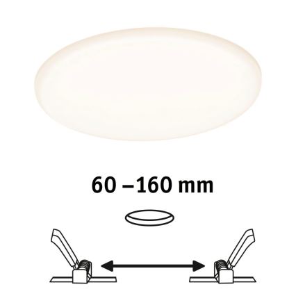 Paulmann 95386 - LED/15W IP44 Luminaire à intensité variable salle de bain SMART VELUNA 230V