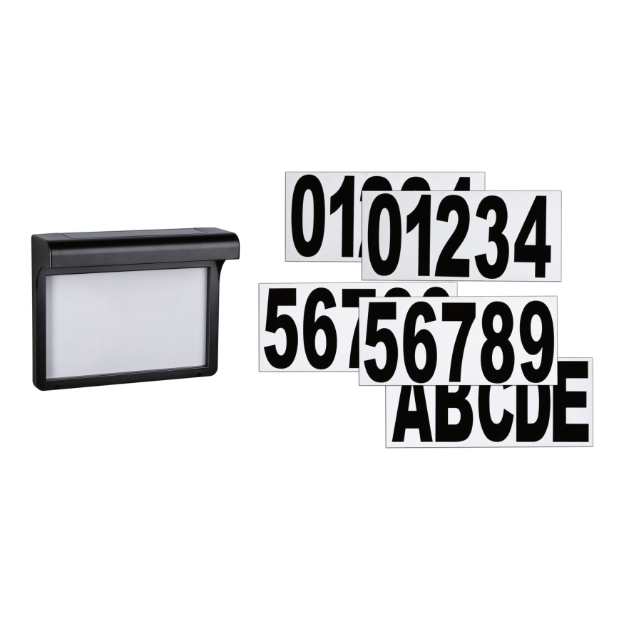 Paulmann 95388 - LED/0,05W IP44 Solar verlicht huisnummer met sensor DAYTON 4,8V