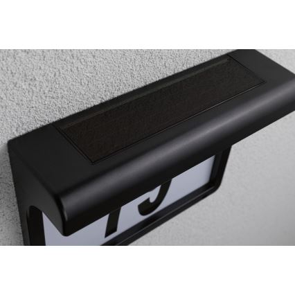 Paulmann 95388 - LED/0,05W IP44 Solar verlicht huisnummer met sensor DAYTON 4,8V