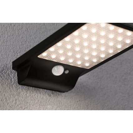 Paulmann 95393 - LED/4W IP44 Applique murale solaire avec détecteur SOLVEIG 3,7V 2000 mAh