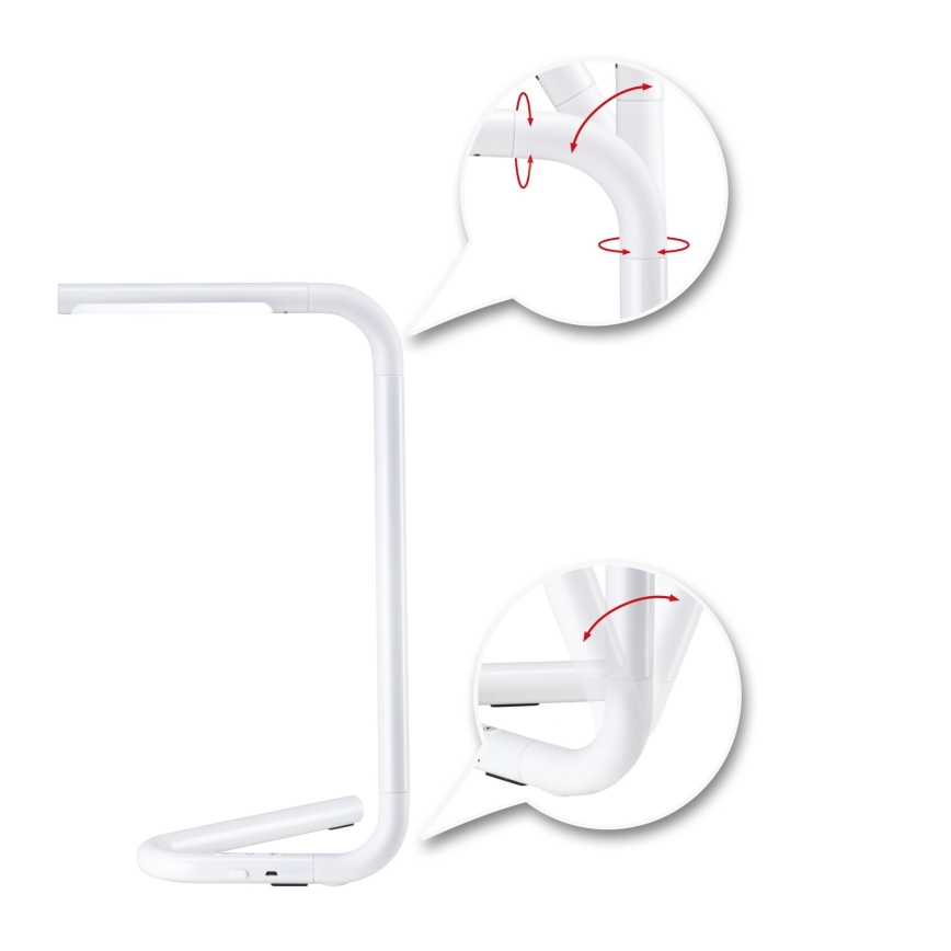 Paulmann 95423 - Witte LED / 4,5W Dimbare aanraak tafellamp FLEXLINK 5V / USB 4400 mAh