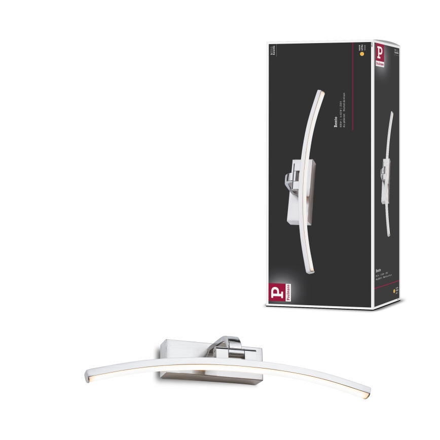 Paulmann 95558 - Lampe pour tableaux BENTO LED 10 W, 230 V, 50 cm, chrome mat