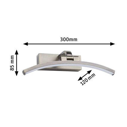 Paulmann 95559 - LED/6W schilderijlamp BENTO 230V 30 cm messing