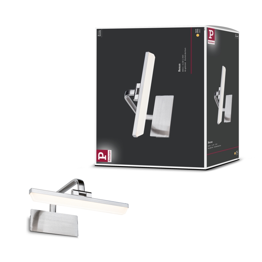 Paulmann 95571 - LED/6W Lampe pour tableau RENAN 230V 30 cm chrome mat
