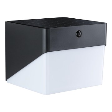 Paulmann 95746 - LED/2,3W IP44 zonne-muurlamp met sensor EILEEN 3,7/230V 4000 mAh zwart
