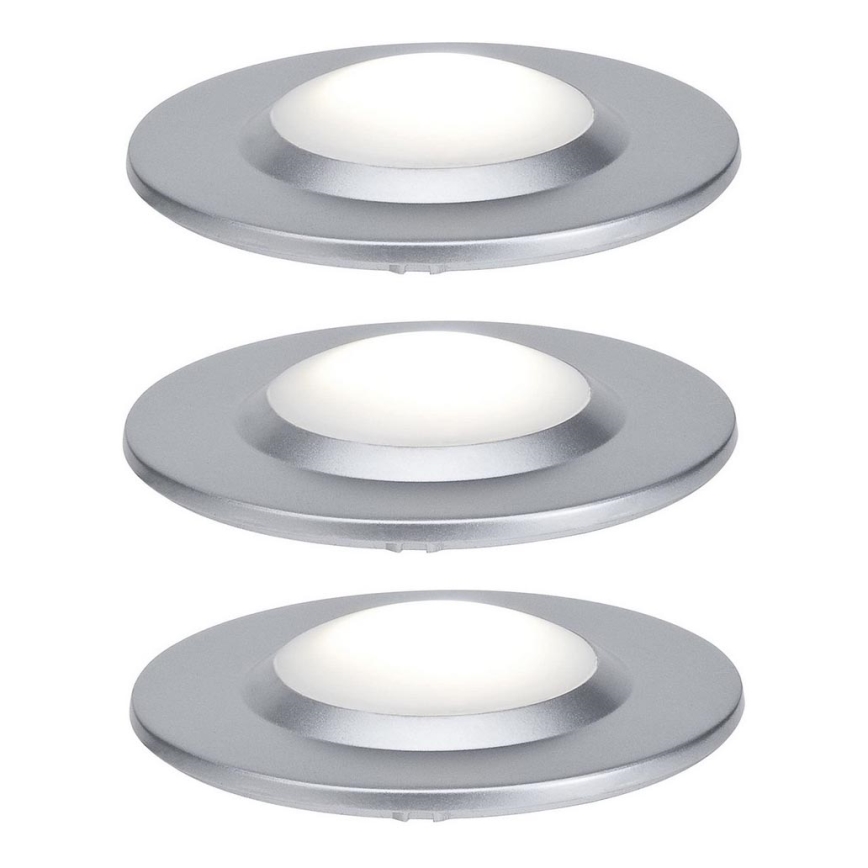 Paulmann 98872 - LOT 3xLED/3W IP44 Luminaire salle de bain SPECIAL LINE 230V