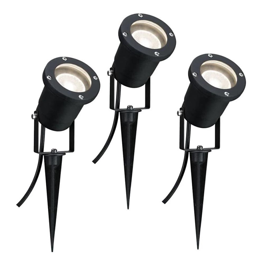 Paulmann 98897 - SET 3xLED GU10/3.5W IP65 Buitenlamp 230V