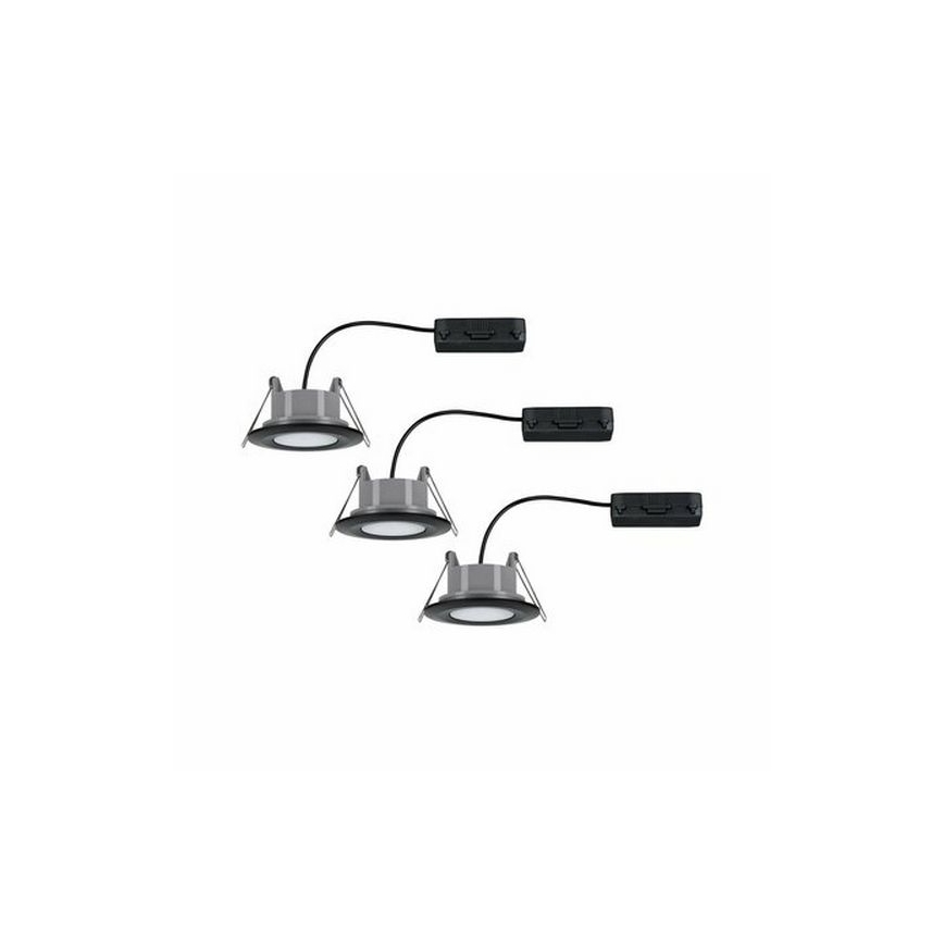 Paulmann 99991 - SET 3xLED/6W IP65 Badkamer inbouwverlichting CALLA 230V