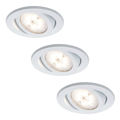 Paulmann - Nice Price 3892 - SET 3x LED Inbouwlamp 3xLED/3W/230V