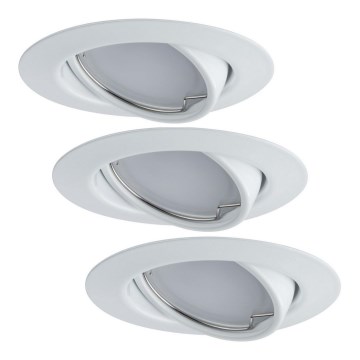 Paulmann - TIP 3968 - Set van 3 LED Inbouwlampen 4.9W 230V