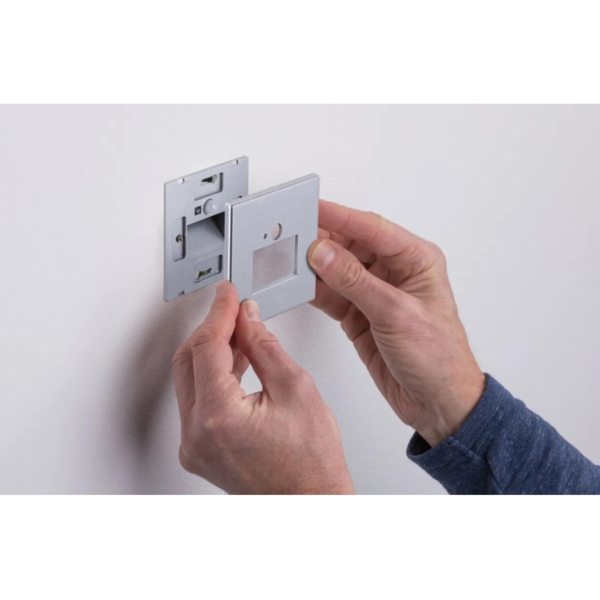 Paulmann  93134 - LED/1,2W Traplamp met sensor EDGE 230V mat chroom