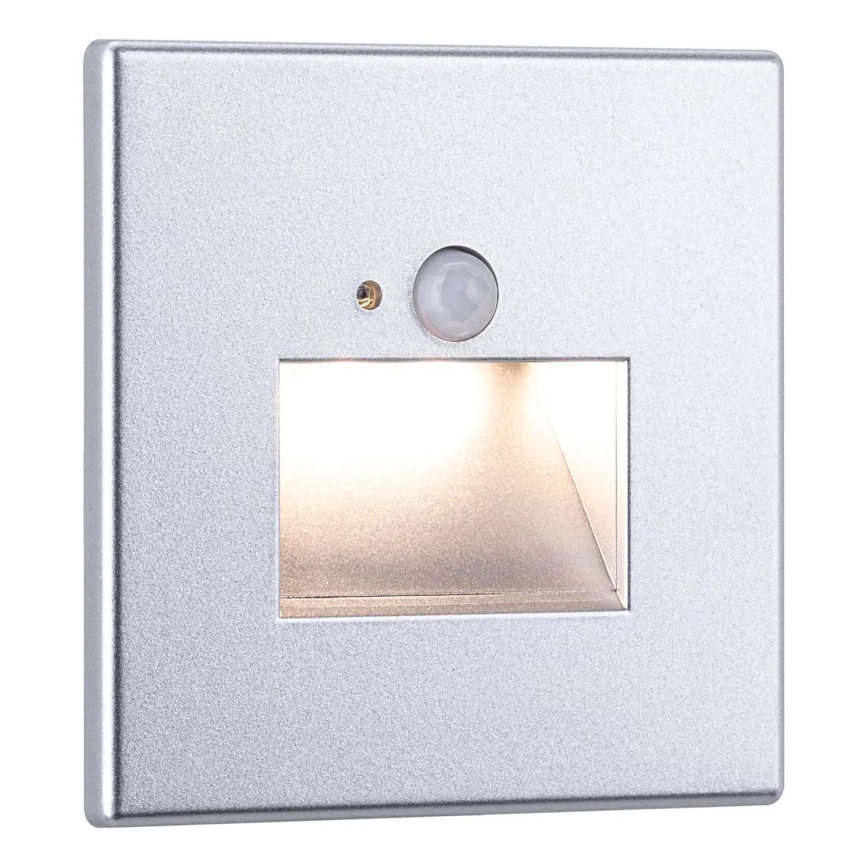 Paulmann  93134 - LED/1,2W Traplamp met sensor EDGE 230V mat chroom