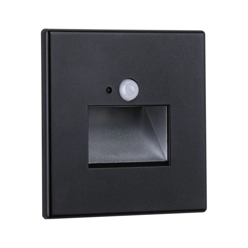 Paulmann  93135 - LED/1,2W Traplamp met sensor EDGE 230V zwart