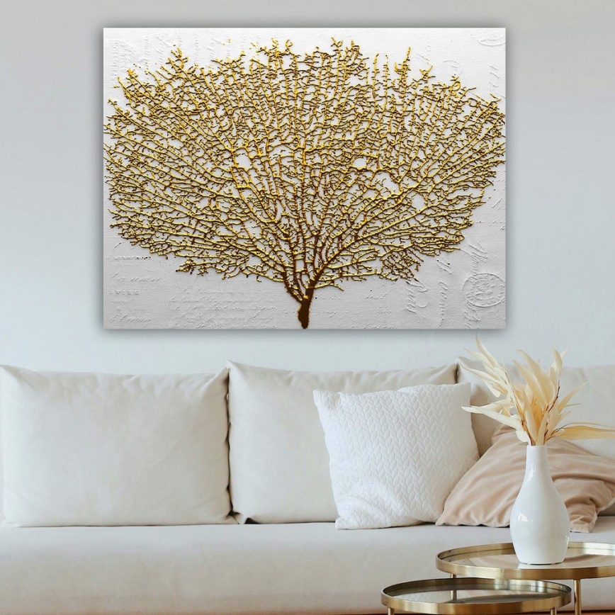 Peinture murale sur toile 70x100 cm arbre