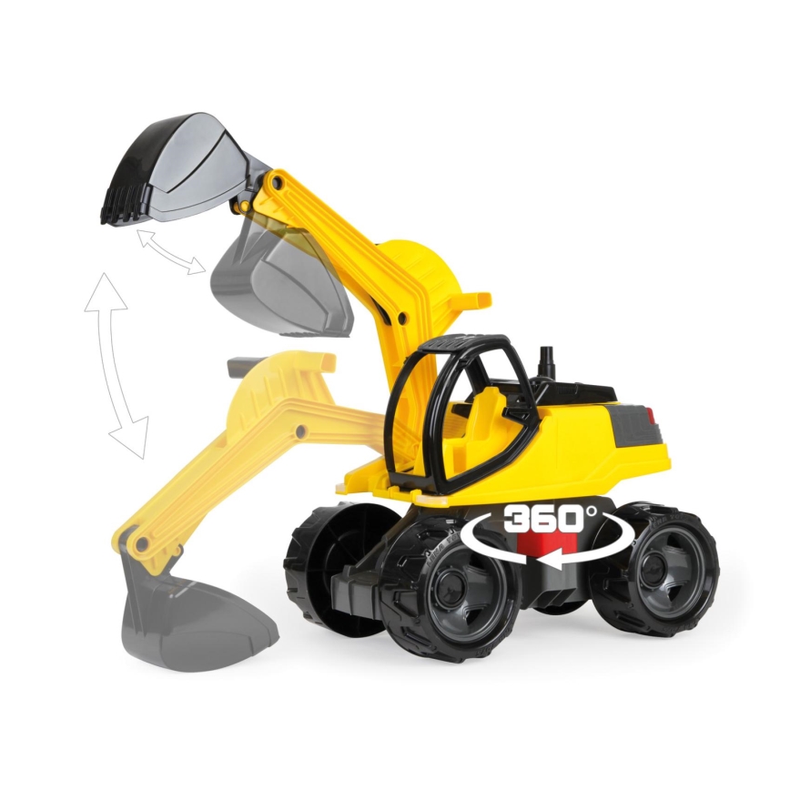 Pelle GIGA TRUCKS 62 cm jaune/noir