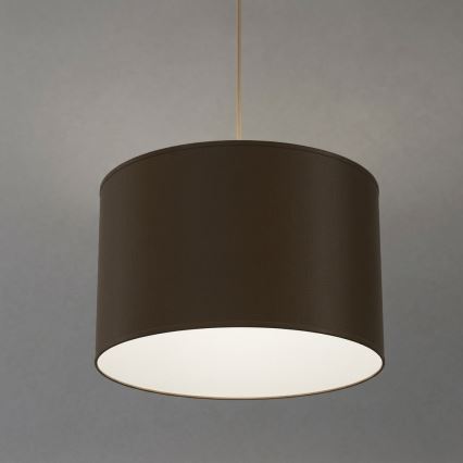 Pendellamp aan kabel ARDEN 1xE27/15W/230V Ø 40 cm beige/bruin