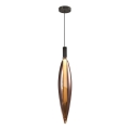 Pendellamp aan kabel NORDIC 1xG9/5W/230V zwart/koper