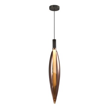 Pendellamp aan kabel NORDIC 1xG9/5W/230V zwart/koper