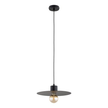 Pendellamp aan snoer EMELI 1xE27/15W/230V zwart
