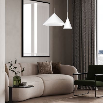 Pendellamp CAPITAL aan kabel 1xGX53/15W/230V Ø 17 cm wit