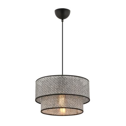 Pendellamp ECHO aan snoer 1xE27/60W/230V grijs/zwart