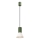 Pendellamp ESTRIA met snoer 1xE14/10W/230V Ø 14 cm groen