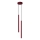 Pendellamp met kabel PASTELO 2xG9/8W/230V rood