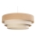Pendellamp met kabel TRINITI 1xE27/60W/230V Ø 40 cm beige/crème