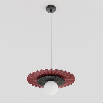 Pendellamp met kabel UMBRA 1xG9/8W/230V zwart/rood