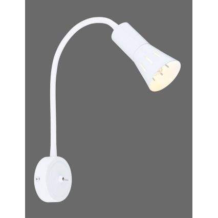 Petite lampe flexible ARENA 1xE14/40W/230V blanc