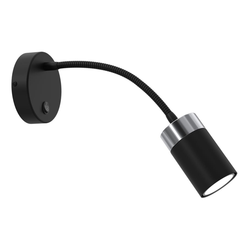 Petite lampe flexible JOKER 1xGU10/8W/230V noir/chrome mat