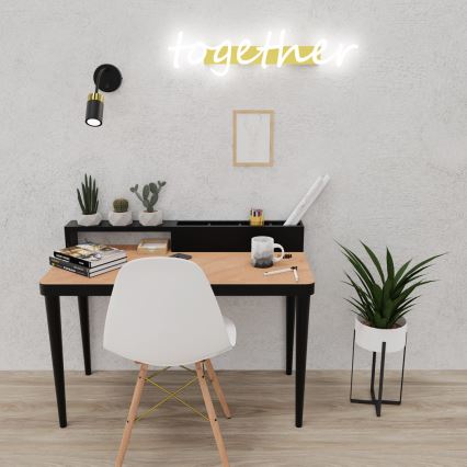 Petite lampe flexible JOKER 1xGU10/8W/230V noir/doré