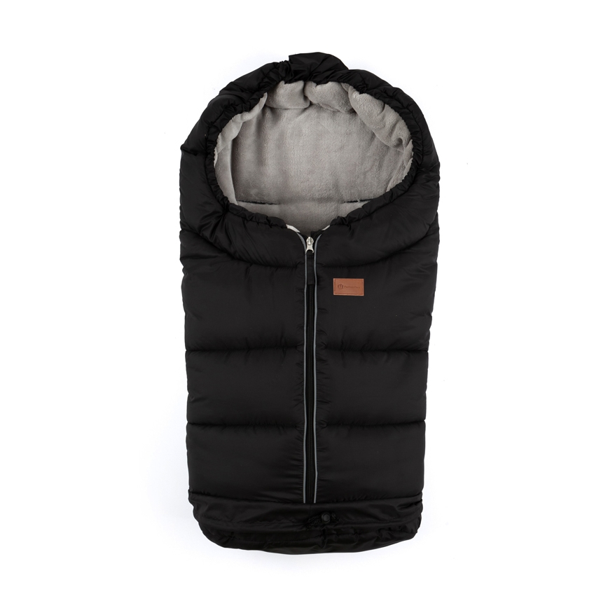 PETITE&MARS - SET Kinderwagenfußsack 3-in-1 JIBOT + Handwärmer für Kinderwagen JASIE zwart