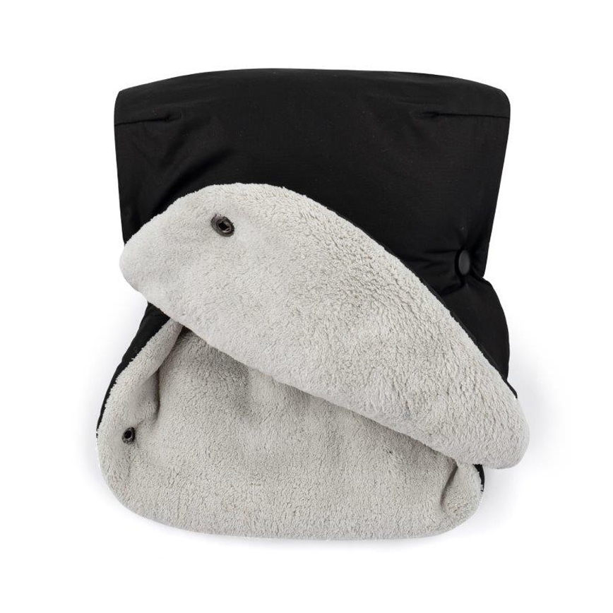 PETITE&MARS - SET Kinderwagenfußsack 3-in-1 JIBOT + Handwärmer für Kinderwagen JASIE zwart