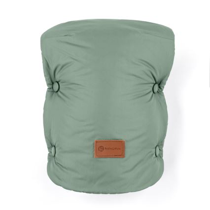 PETITE&MARS - SET Kinder voetenzak 3-in-1 JIBOT + muffs voor kinderwagen JASIE groen