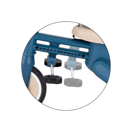 PETITE&MARS - 4-in-1 kinderdriewieler DRIFT oceaanblauw
