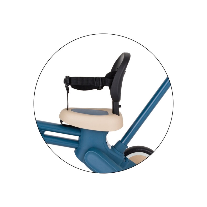 PETITE&MARS - 4-in-1 kinderdriewieler DRIFT oceaanblauw