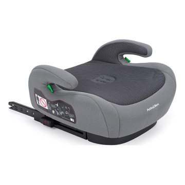 PETITE&MARS - Autoverhoger stoel OPTIMUS PRO i-Maat 125-150 cm (22-36 kg) grijs