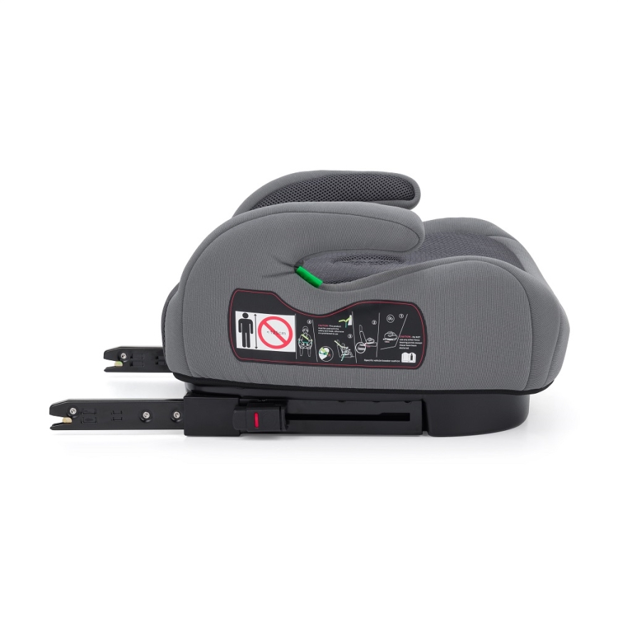 PETITE&MARS - Autoverhoger stoel OPTIMUS PRO i-Maat 125-150 cm (22-36 kg) grijs